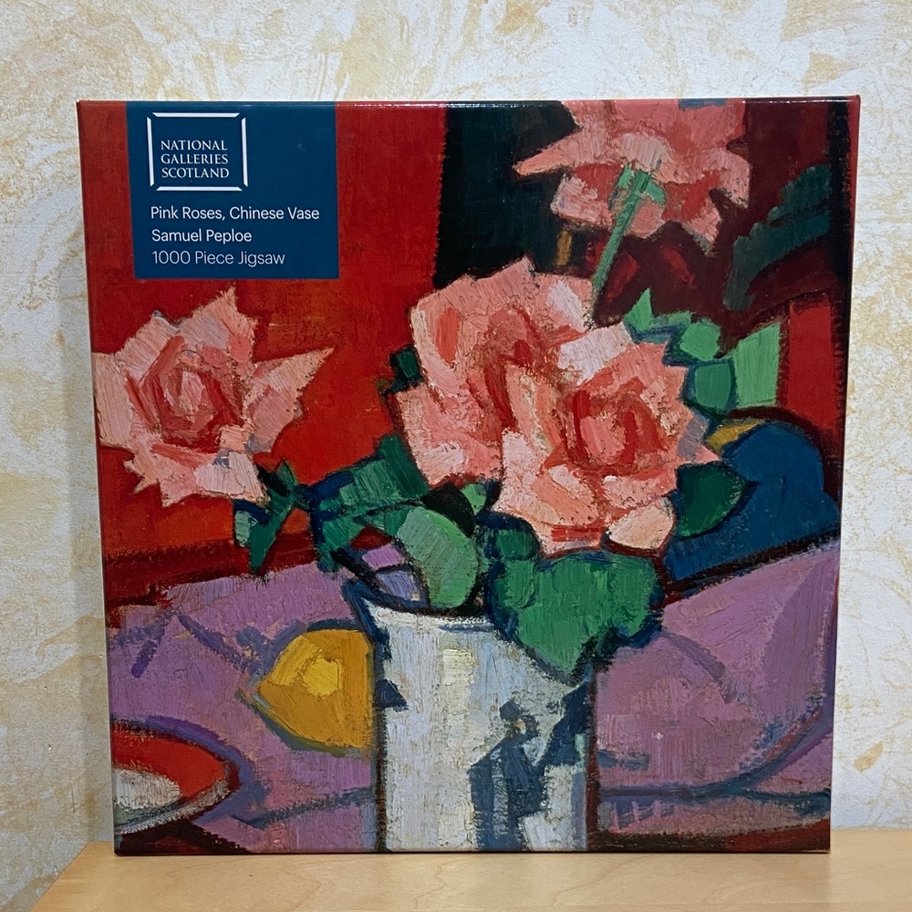 Flame Tree Pink Roses - 1000 Piece Puzzle